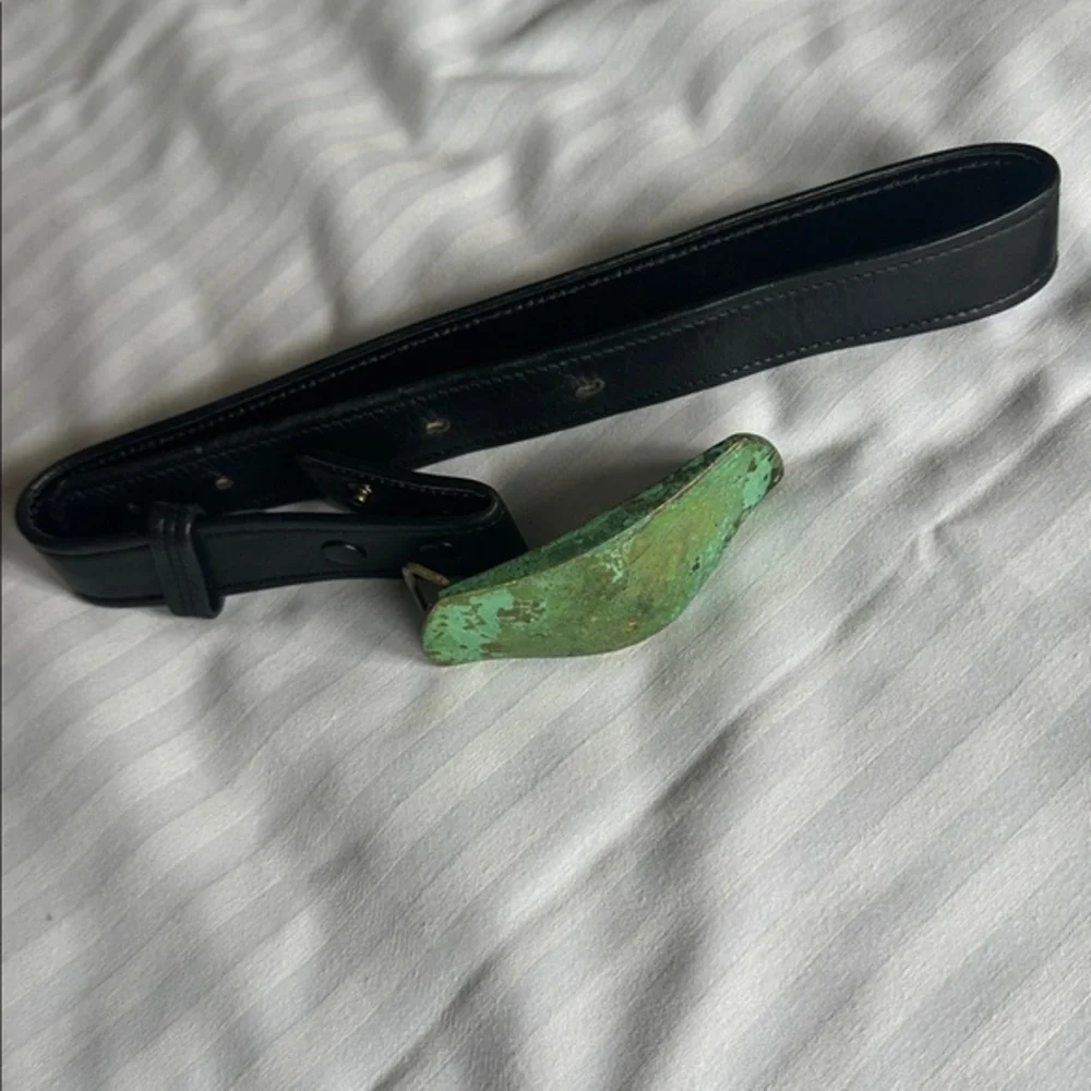 Vintage Robert Lee Morris RLM Turquoise Belt Buckle